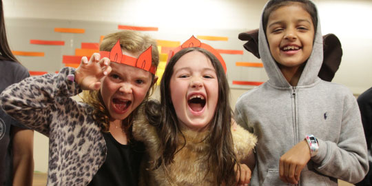 Kids drama holiday camp